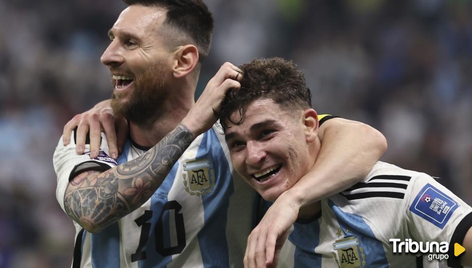 Messi y Julián Álvarez meten a Argentina en la final del Mundial