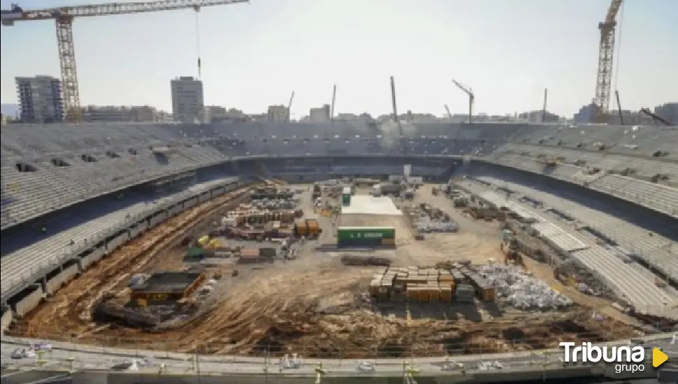 Así avanzan las obras del Spotify Camp Nou Tribuna de Salamanca