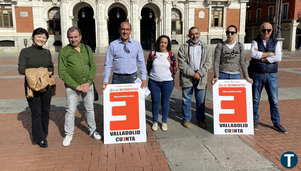 La España Vaciada pide un nuevo modelo de gestión forestal en Valladolid en una "parada" con escasa participación