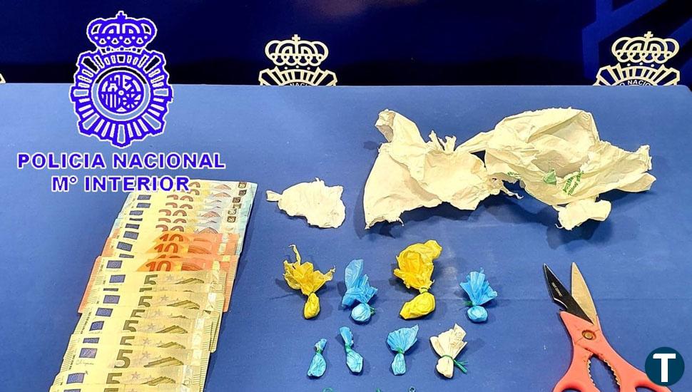 Sorprendido el dueño de un bar en Valladolid con casi 12 gramos de speed y cocaína