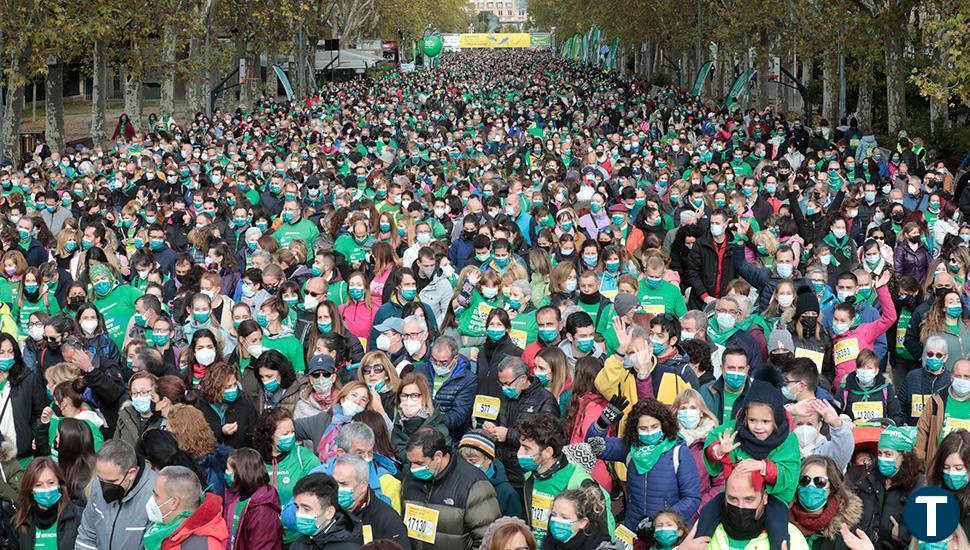 La marea verde volverá a abarrotar Valladolid con más de 44.000 personas en la XI Marcha Contra el Cáncer