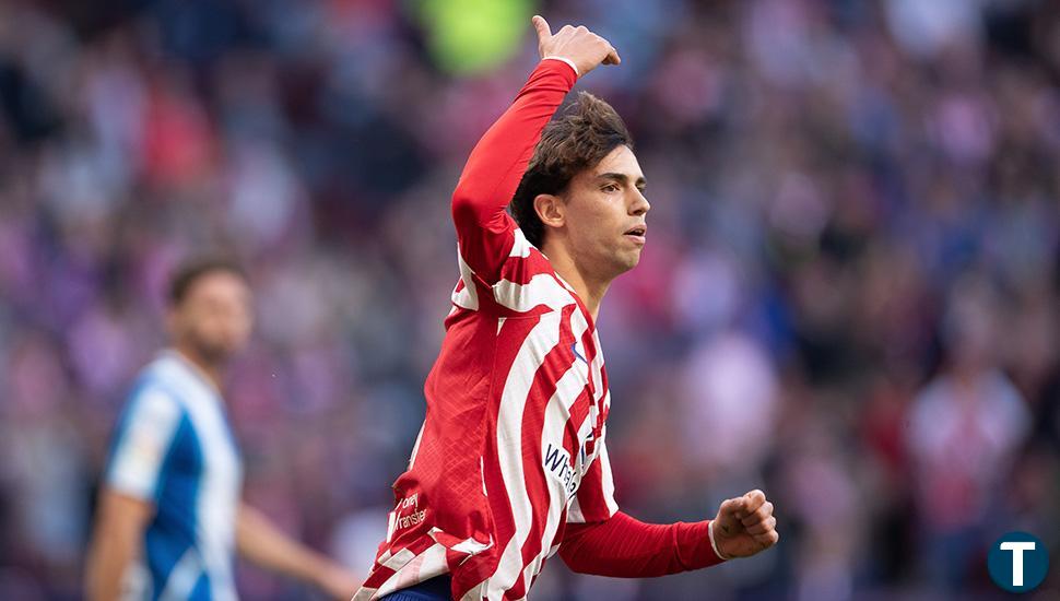 Joao Félix salva a Simeone de una nueva derrota ante un Espanyol que jugó una hora con 10 (1-1)