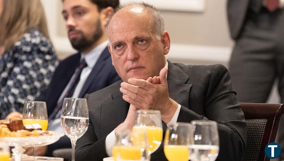 Tebas, "esperanzado" con que España se lleve el Mundial 