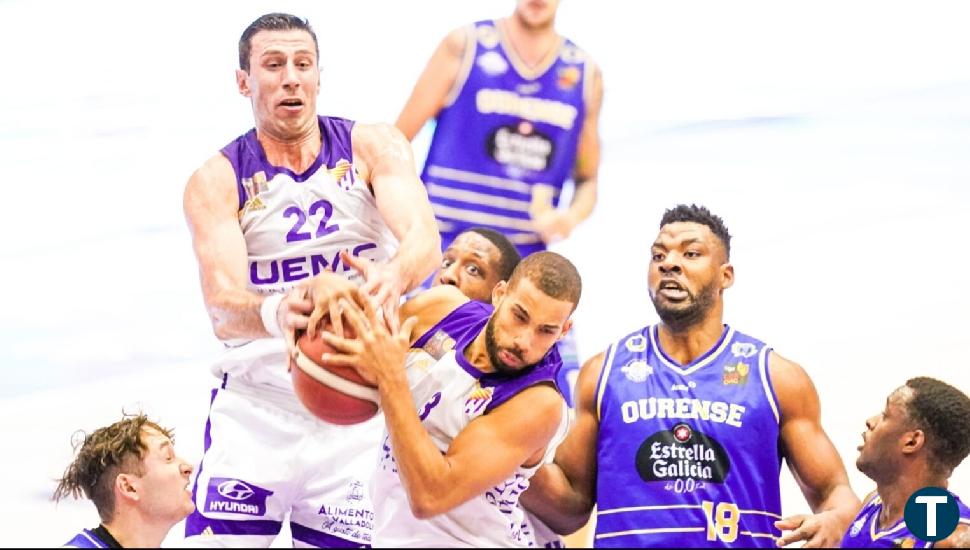 El Real Valladolid Baloncesto logra un trabjado triunfo ante Ourense