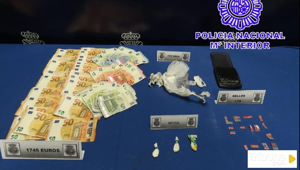 Detenida en su bar de Valladolid con speed, cocaína y LSD preparado para su venta al menudeo