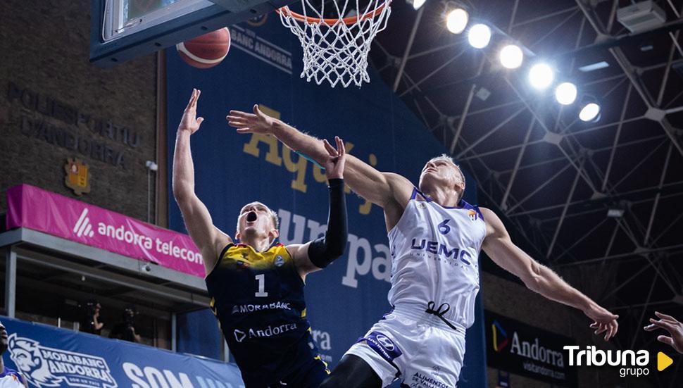 El Real Valladolid Baloncesto cae derrotando ante Andorra y dice adiós a su racha de victorias