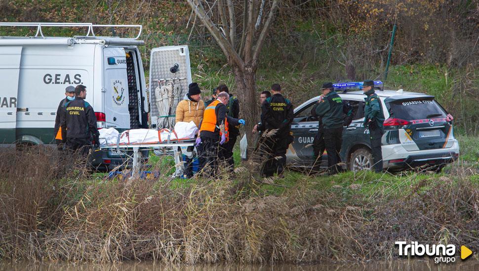 Los GEAS estudian cómo extraer el cuerpo del varón del río de Villamarciel 