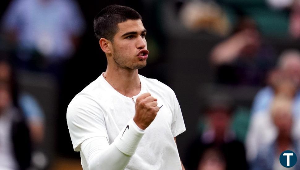 Alcaraz consigue el triunfo tras un sufrido debut en Wimbledon junto a Davidovich y Munar