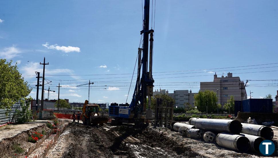 El Ayuntamiento destaca el "buen ritmo" de las obras de la integración ferroviaria   