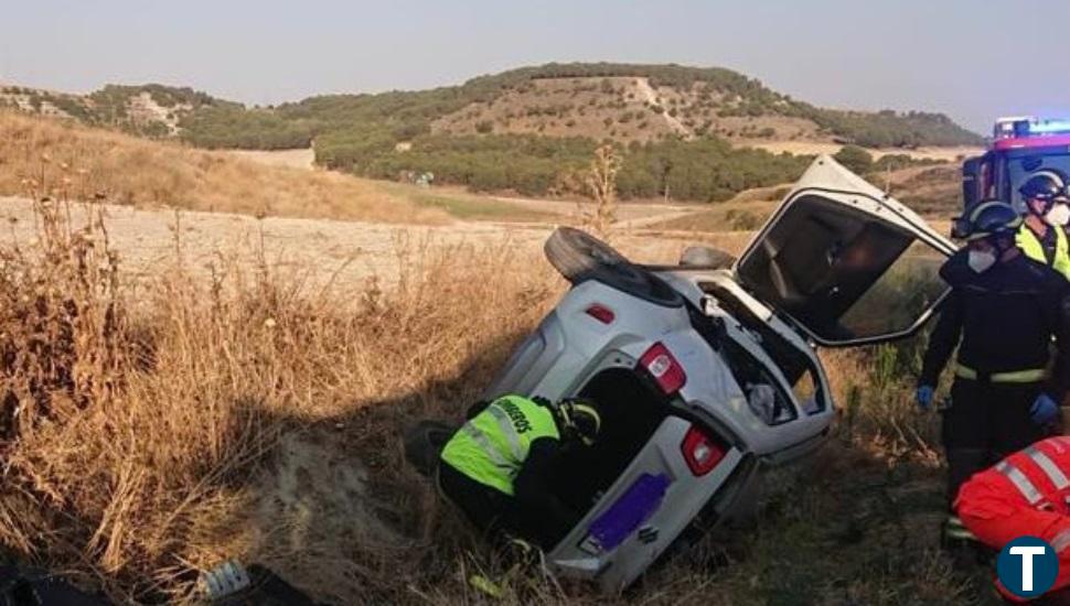 Excarcelado un conductor tras sufrir un accidente de tráfico entre Arroyo y Ciguñuela