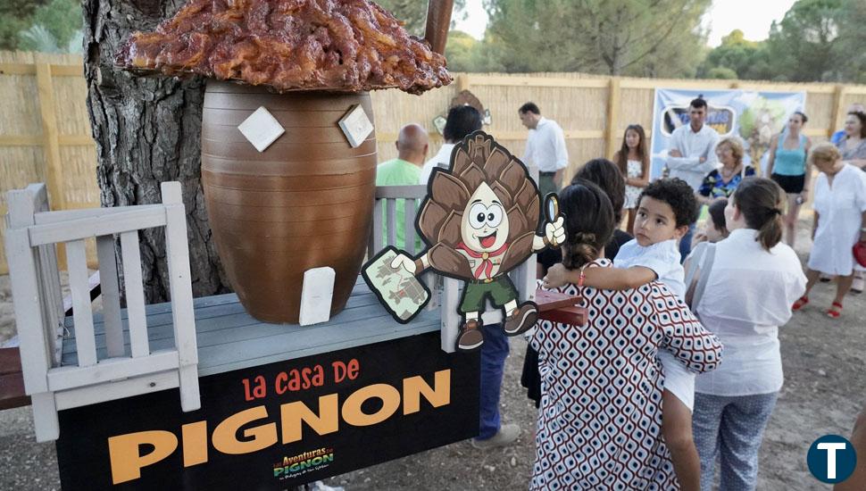 El intrépido 'Pignon' guía a los niños por una ruta llena de diversión y retos en Pedrajas