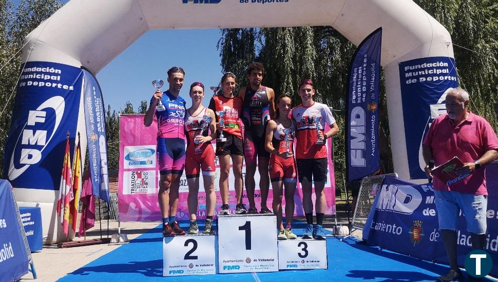 Más de 200 deportistas de 48 equipos se dieron cita en  el Triatlón Ciudad de Valladolid