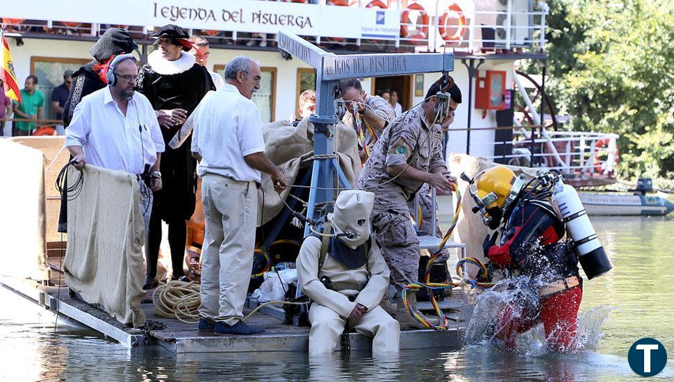 Se cumplen 420 años de la primera inmersión de buceo documentada en el Pisuerga