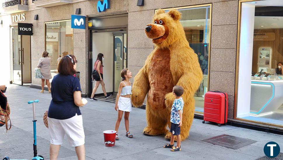 Un oso sorprende en el centro de Valladolid en plena ola de calor: ¡a más de 33 grados!