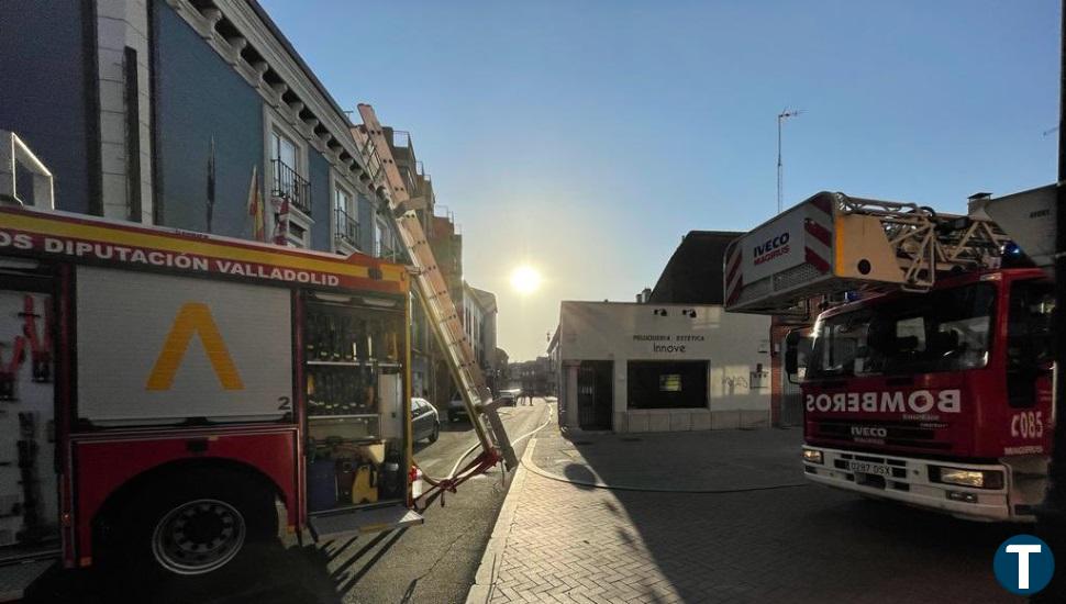 Sofocado un incendio en un edificio en Laguna de Duero