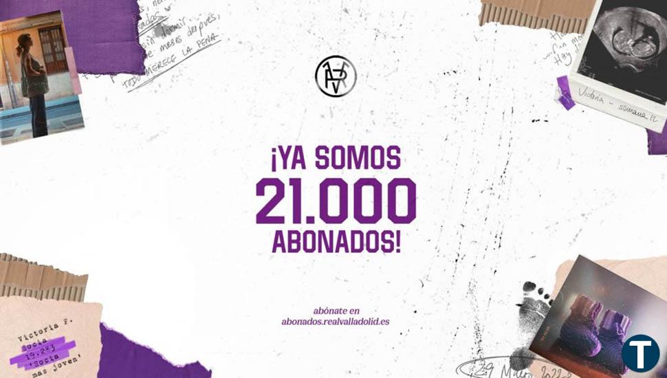 El Real Valladolid roza su récord de abonados antes de empezar LaLiga: alcanza los 21.000