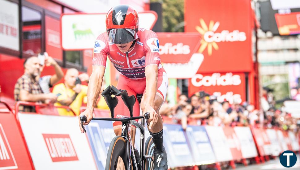  Evenepoel afianza su liderato en La Vuelta con el triunfo en la contrarreloj