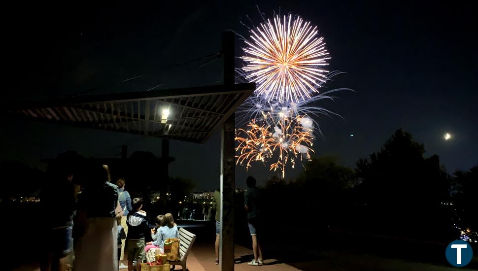 El horario de los fuegos artificiales durante las Ferias y Fiestas de San Lorenzo 