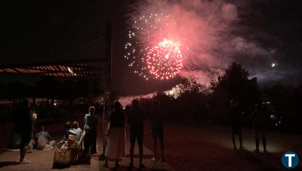 El partido entre el Real Valladolid y el Almería hace que se retrase el inicio de los fuegos artificiales