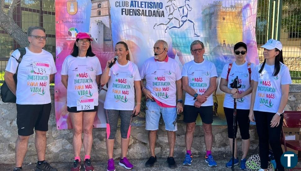 Barcones da todo su apoyo a las mujeres afectadas por cáncer de mama metastásico en la marcha celebrada en Fuensaldaña