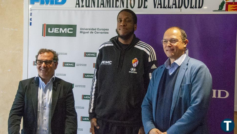 El Real Valladolid Baloncesto presenta a Kevin Allen durante la renovación del patrocinio de su "compañero de viaje" Caja Rural de Zamora