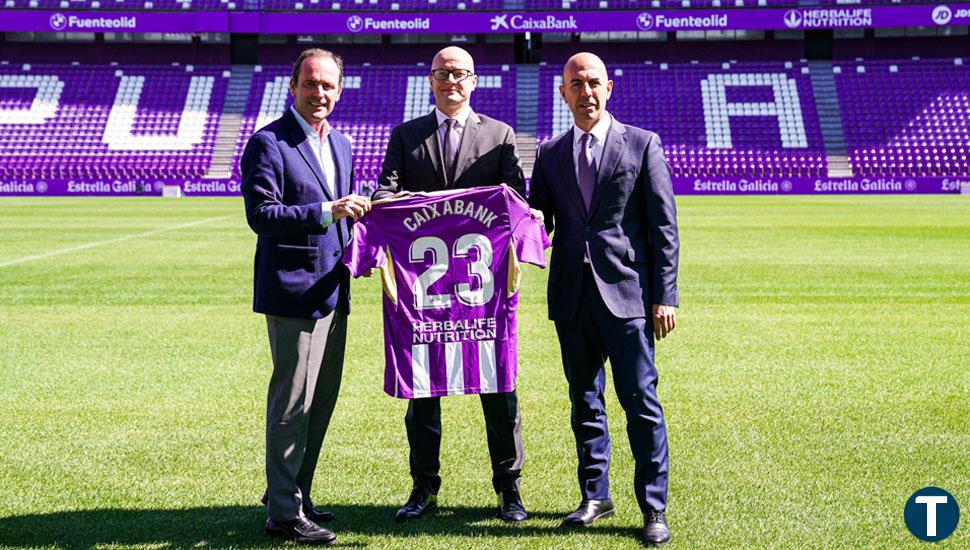 Renovado una temporada más el patrocinio de CaixaBank con el Real Valladolid