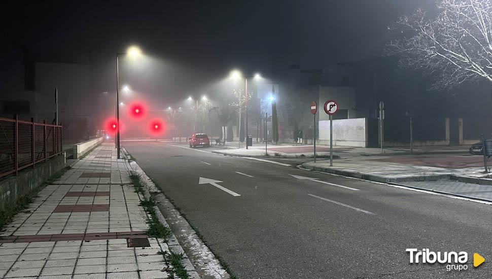 La niebla hace acto de presencia y complica el tráfico en Valladolid