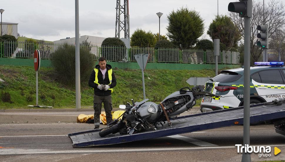 Fallece un motorista de 70 años en un accidente de tráfico en la A-601