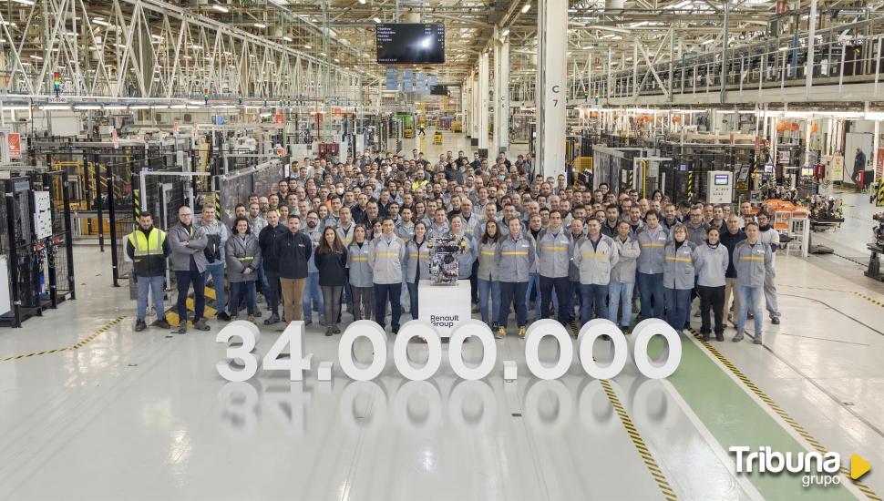 La fábrica de Motores Renault de Valladolid alcanza la producción del motor número 34 millones