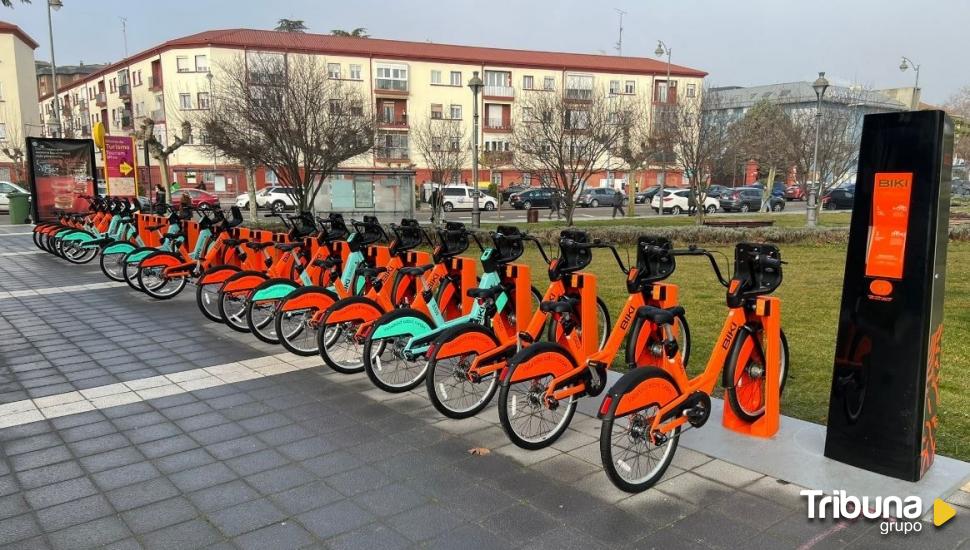 Auvasa prueba Biki, las nuevas bicicletas de préstamo de Valladolid