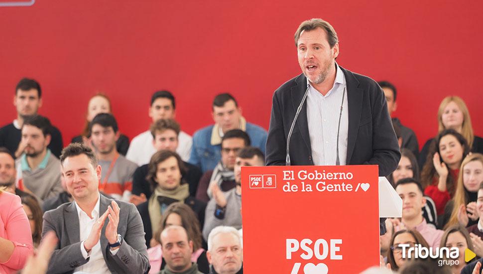 Puente afirma que la otra alternativa al PSOE en las municipales es "otro García-Gallardo" que avergüence a la Comunidad