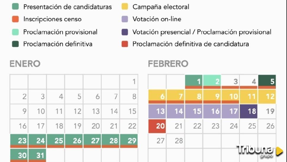 El calendario de Valladolid Toma La Palabra para presentar al candidato a la Alcaldía