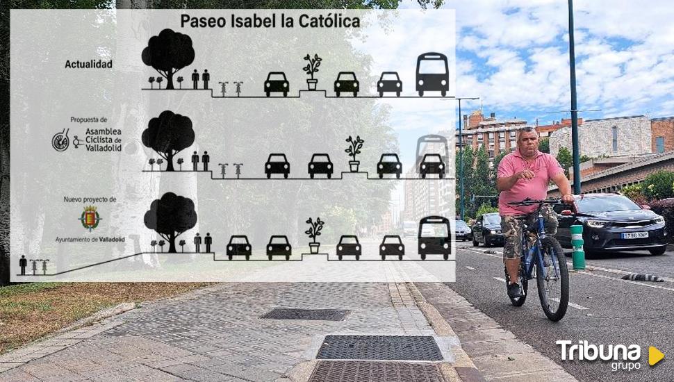 La Asamblea Ciclista expone su alternativa al carril-bici de Isabel la Católica