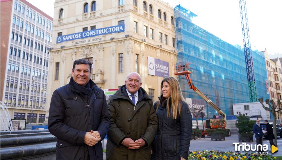 Carnero y Carriedo ponen en valor la reforma de la antigua sede de Hacienda en Valladolid