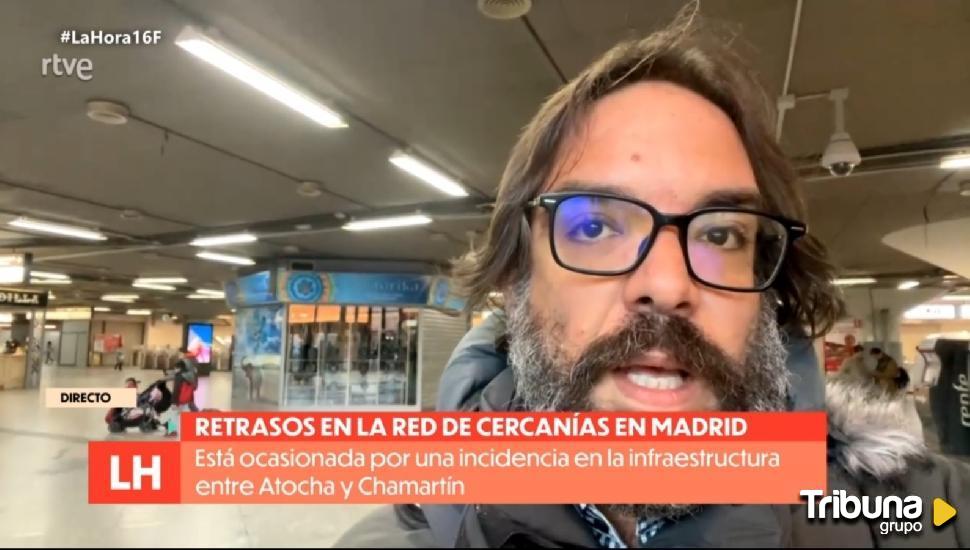 El gerente de Auvasa, atrapado "durante hora y media" en un tren de cercanías de Madrid