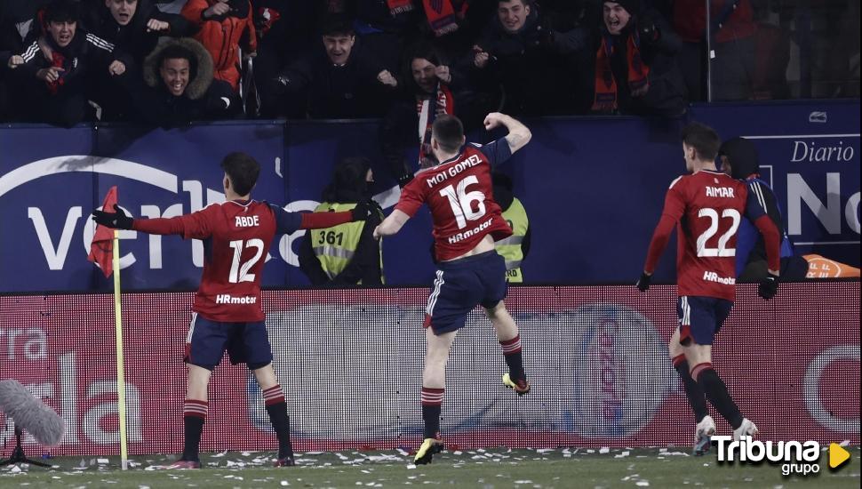 Osasuna sale de El Sadar con ventaja (1-0)