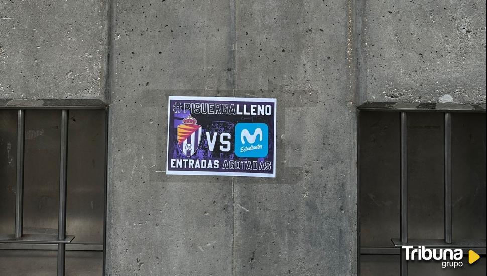 Colgado en Pisuerga el cartel de 'no hay billetes' a tres días de la visita de Estudiantes