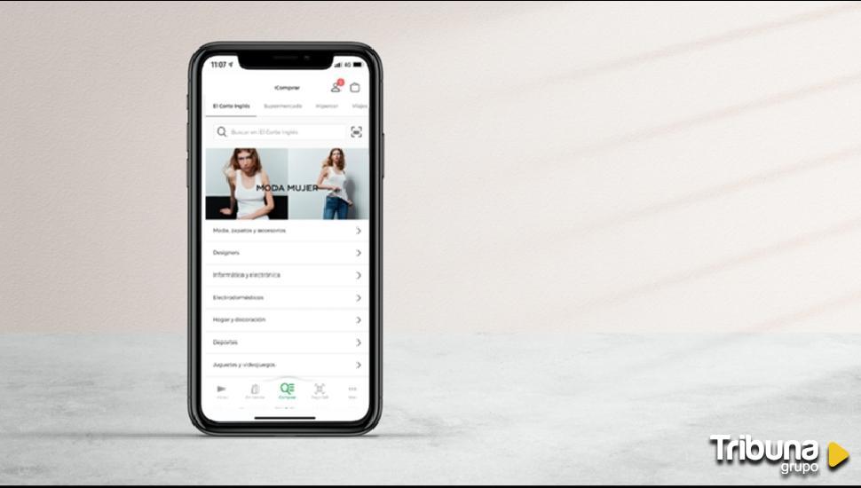 El Corte Inglés lanza nuevos servicios en su app y mejoras en la navegación 