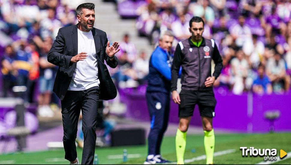 Pezzolano, tras el empate ante el Mallorca: "El Real Valladolid lo va a pelear hasta el final"