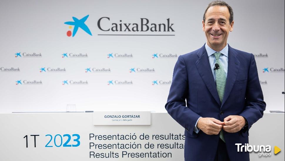 CaixaBank gana 855 millones de euros hasta marzo, un 21,1% más