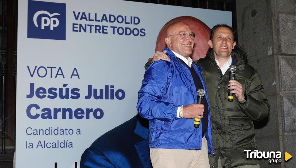 El PP de Carnero comienza su campaña en Valladolid "frente a los incumplimientos de la izquierda"