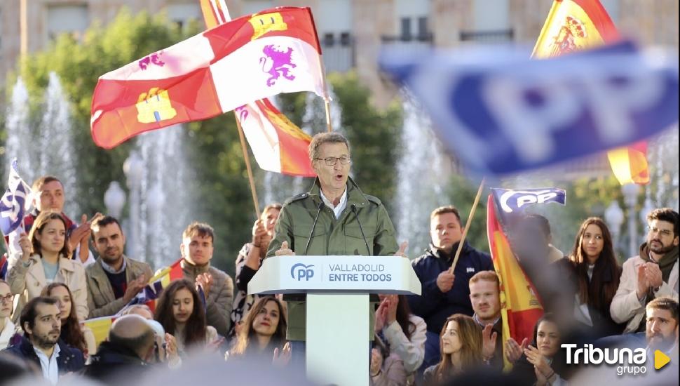 Feijóo garantiza a Carnero "sacar adelante" el soterramiento en Valladolid si llega a ser presidente