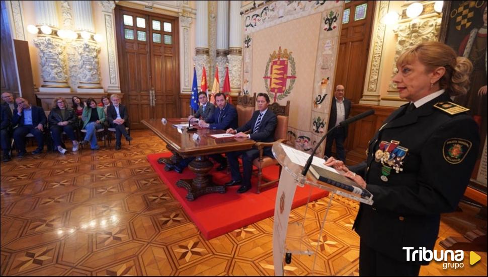 Julia González asume el cargo de superintendente principal de la Policía Municipal de Valladolid