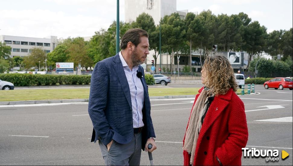 Puente se compromete a mejorar el acceso a Laguna de Duero creando "un paso subterráneo"