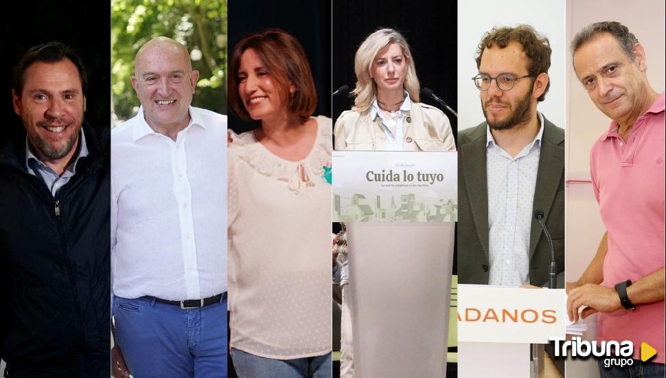 Así están los candidatos a la Alcaldía de Valladolid a una semana de las elecciones