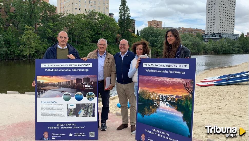 Carnero propone transformar el río Pisuerga con "iluminación, comercio y diversión"