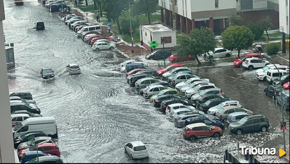 El Servicio de Emergencias recibe 17 llamadas por las inundaciones en Laguna de Duero