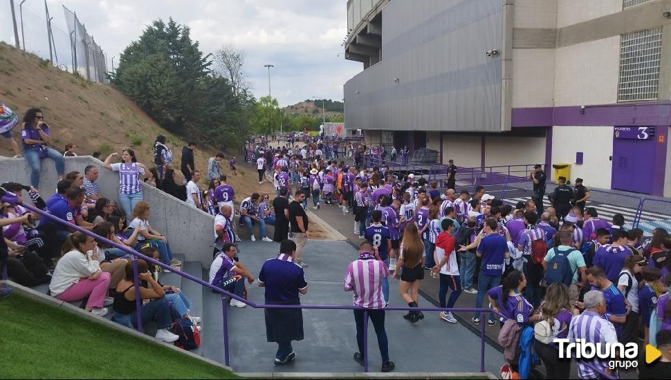 Un recibimiento de Primera División al Real Valladolid