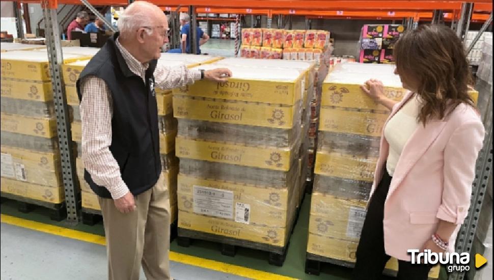 Mercadona dona más de 20 toneladas de comida al Banco de Alimentos de Valladolid 