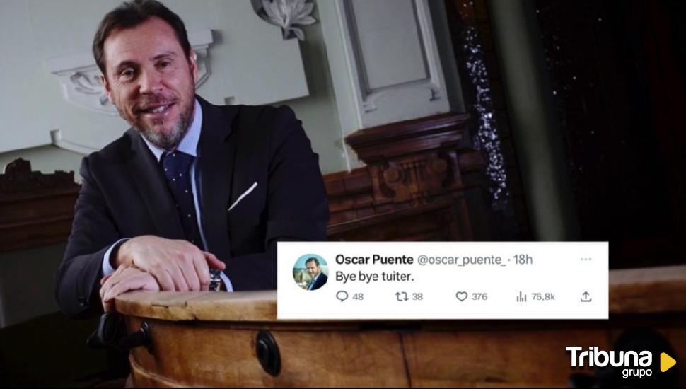 ¿Óscar Puente deja Twitter?